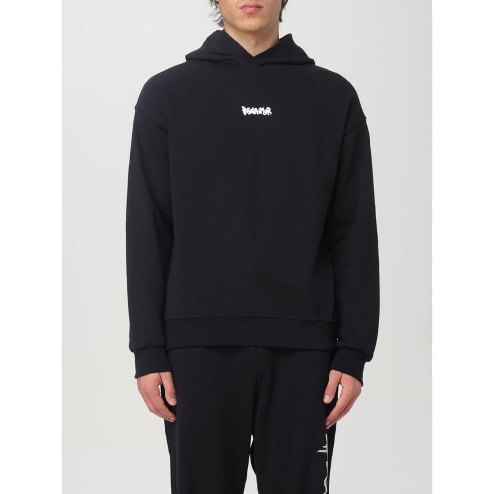 Disclaimer Sweatshirt Men Black